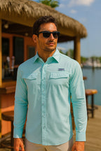 Men's Coastline L/S UV Vented Fishing Shirt - Che Cose Belle