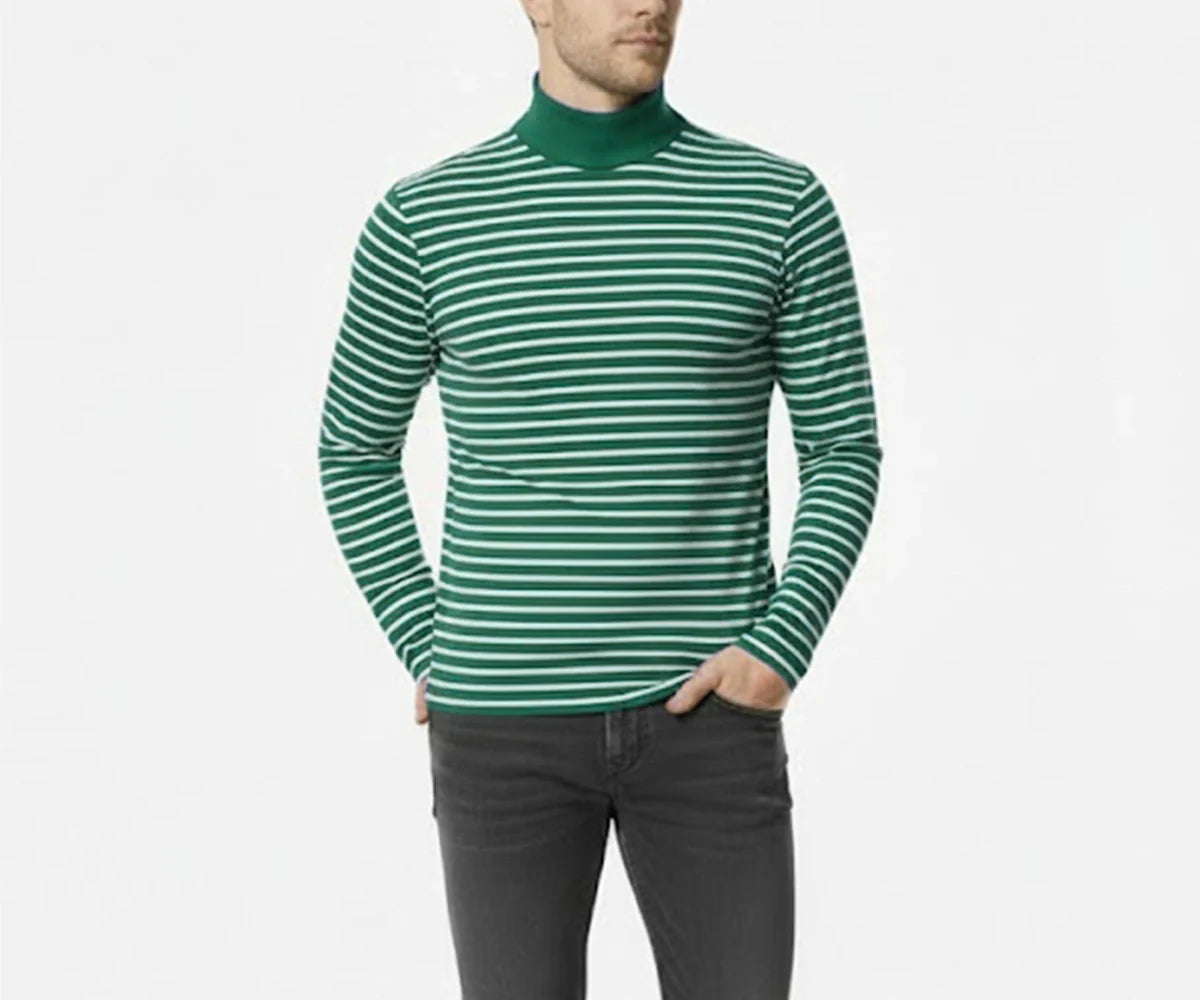 Mens High Neck T Shirts - Cotton
