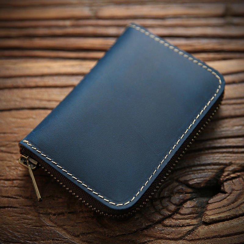 Men's Crazy Horse Leather First Layer Cowhide Purses - Che Cose Belle