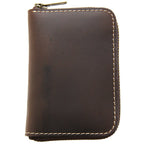 Men's Crazy Horse Leather First Layer Cowhide Purses - Che Cose Belle