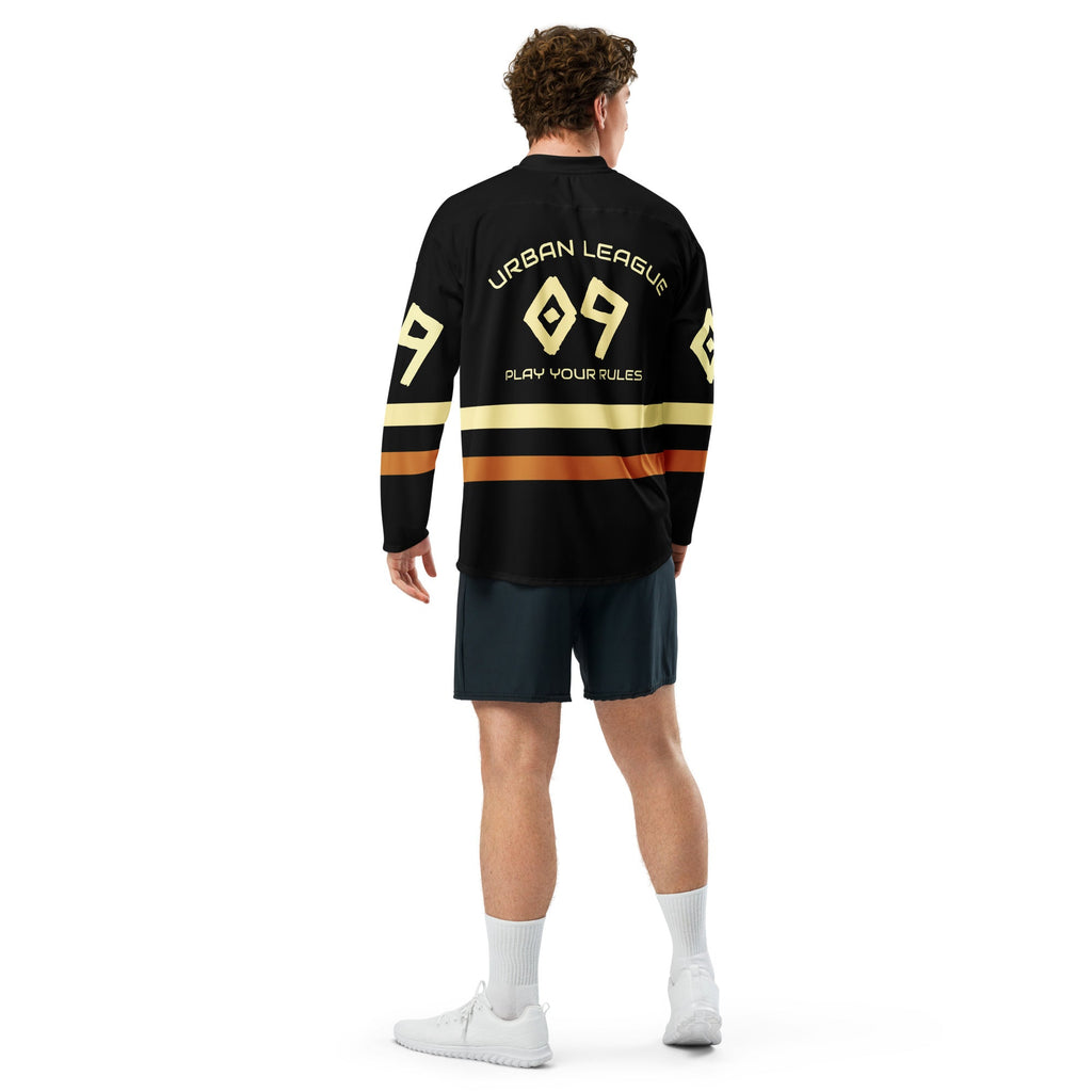 Men’s “District 09” Streetwear Hockey Jersey – Premium Recycled Polyester | Moisture - Wicking | Relaxed Fit - Che Cose Belle