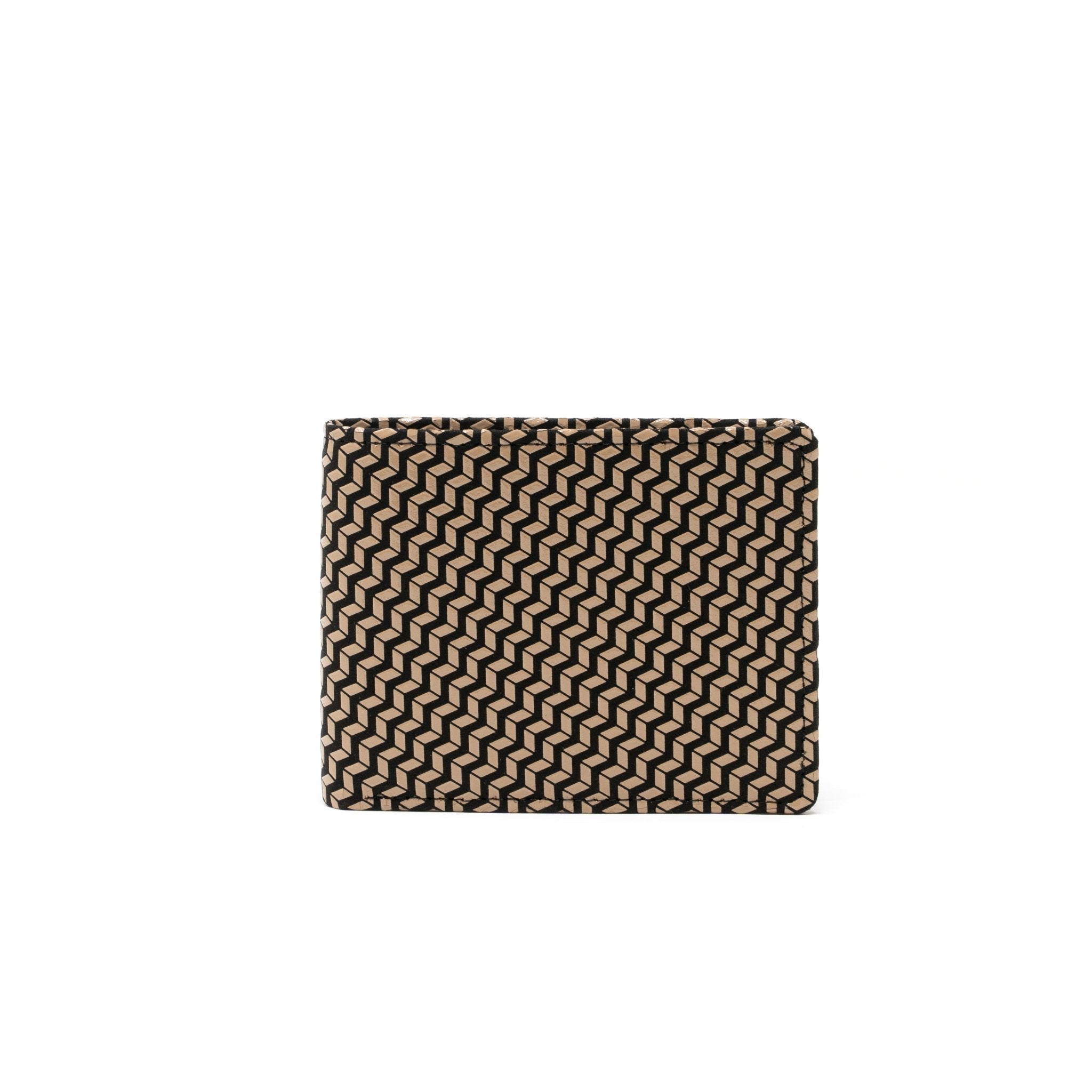 Men's Folded Wallet (Narrow Type) - Chevron - S - Che Cose Belle