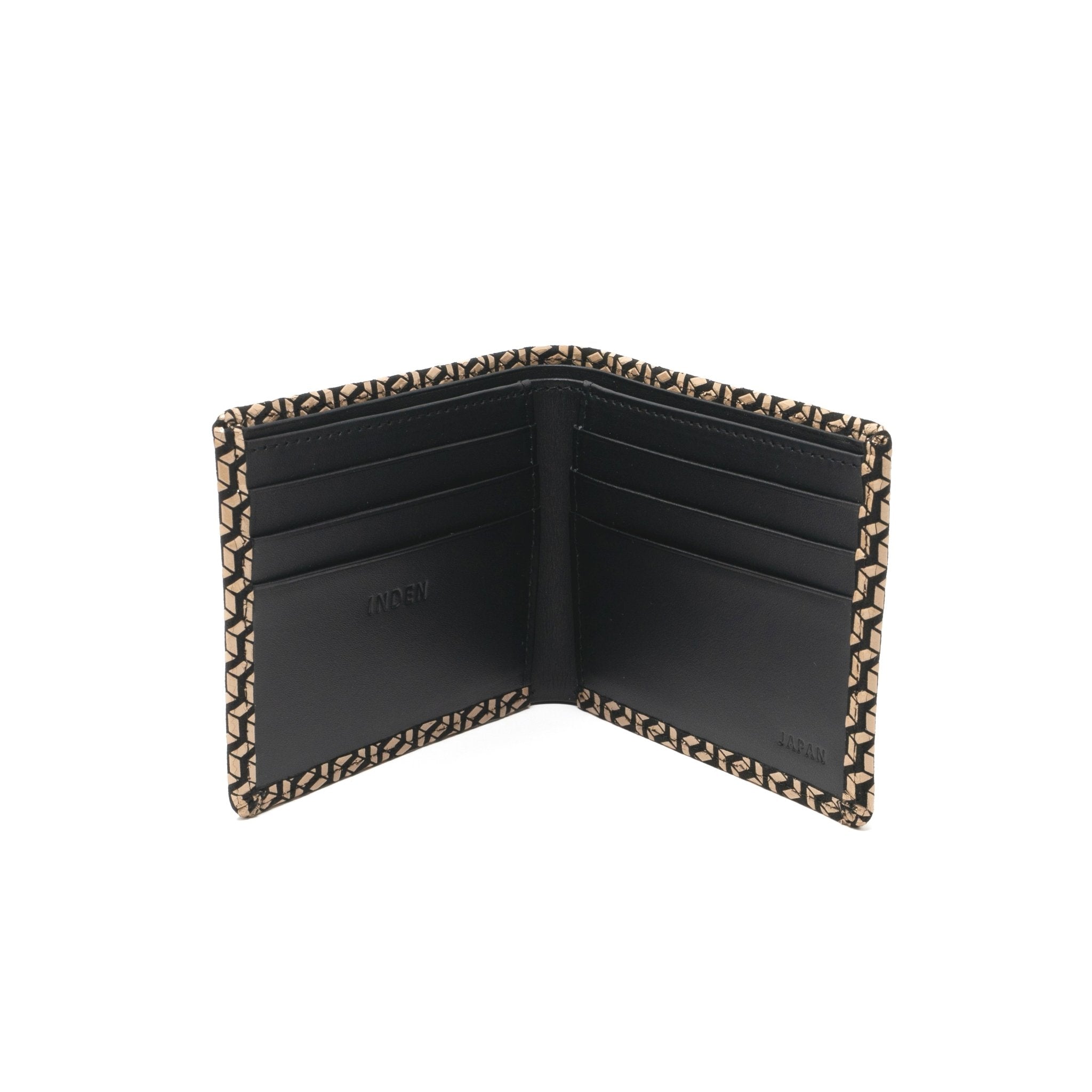 Men's Folded Wallet (Narrow Type) - Chevron - S - Che Cose Belle