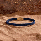 Men's Forward Vision Evil Eye Blue String Bracelet - Che Cose Belle