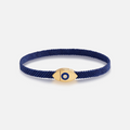 Men's Forward Vision Evil Eye Blue String Bracelet - Che Cose Belle