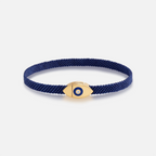 Men's Forward Vision Evil Eye Blue String Bracelet - Che Cose Belle
