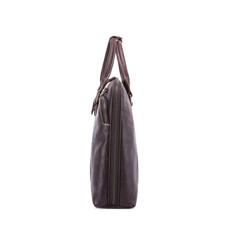 Men's Handbag Leather Briefcase Shoulder Crossbody - Che Cose Belle