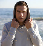 Men's Henley Style Bamboo Viscose Fleece Hoodie - Che Cose Belle