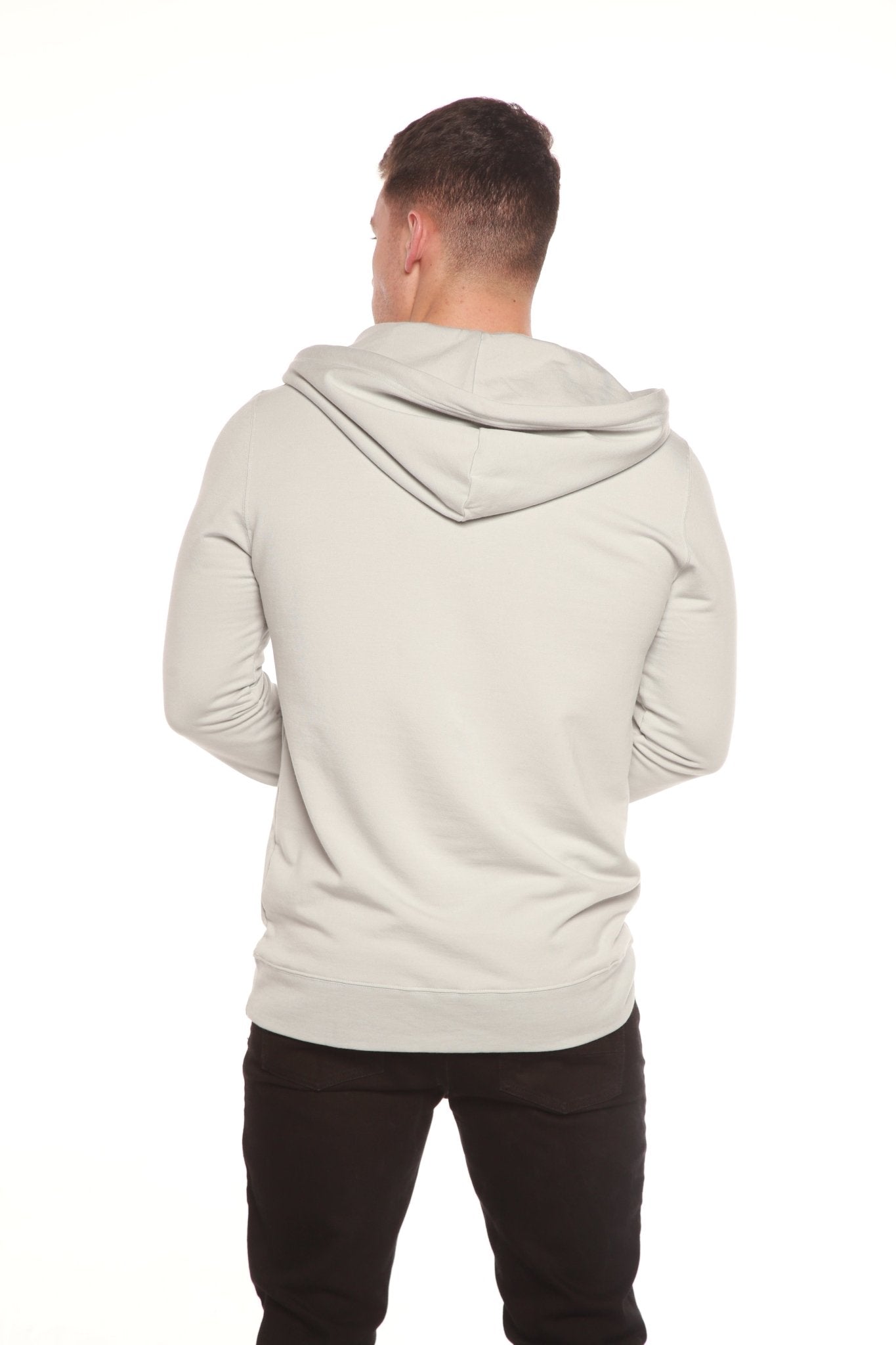 Men's Henley Style Bamboo Viscose Fleece Hoodie - Che Cose Belle
