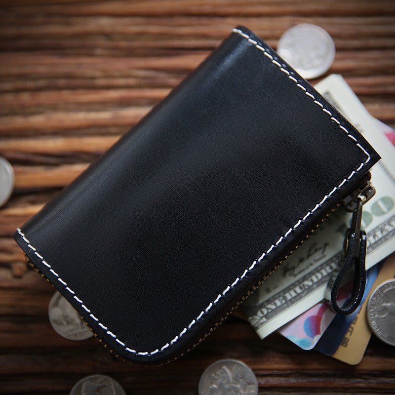 Men's Italy Leather First Layer Short Cowhide Coin Purses - Che Cose Belle