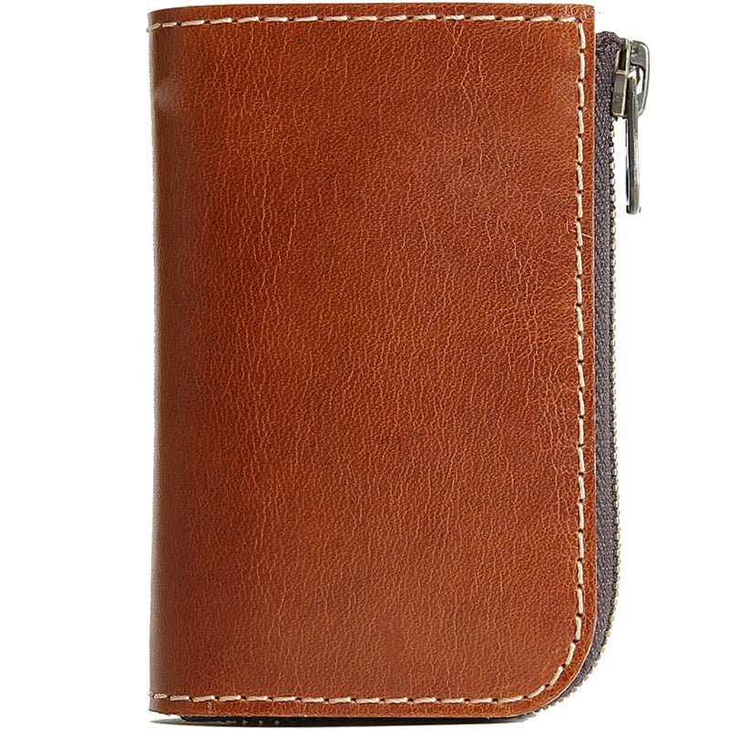 Men's Italy Leather First Layer Short Cowhide Coin Purses - Che Cose Belle