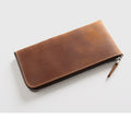Men's Leather Crazy Horse Mini First Layer Purses - Che Cose Belle