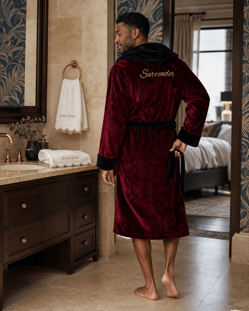 Men’s Robe with Hood – Ultra-Soft Plush Comfort for Everyday Use - Che Cose Belle