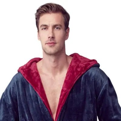Men’s Robe with Hood – Ultra - Soft Plush Comfort for Everyday Use - Che Cose Belle