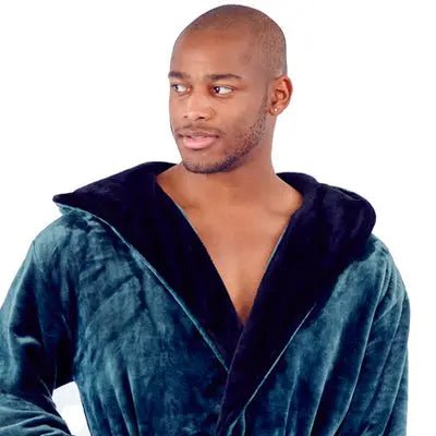 Men’s Robe with Hood – Ultra - Soft Plush Comfort for Everyday Use - Che Cose Belle