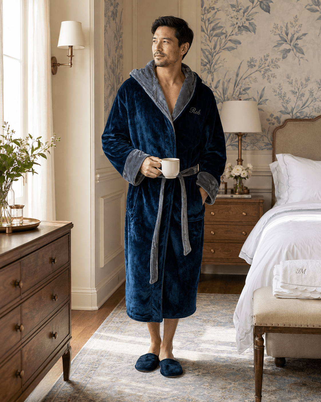 Men’s Robe with Hood – Ultra-Soft Plush Comfort for Everyday Use - Che Cose Belle