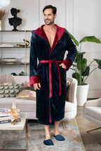 Men’s Robe with Hood – Ultra - Soft Plush Comfort for Everyday Use - Che Cose Belle