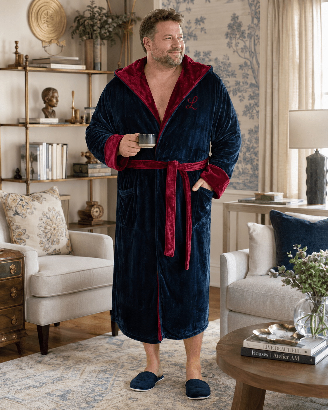 Men’s Robe with Hood – Ultra-Soft Plush Comfort for Everyday Use - Che Cose Belle