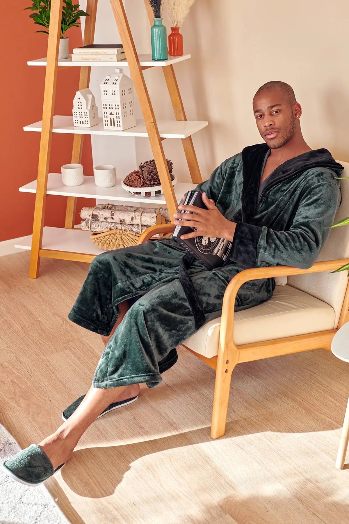 Men’s Robe with Hood – Ultra - Soft Plush Comfort for Everyday Use - Che Cose Belle
