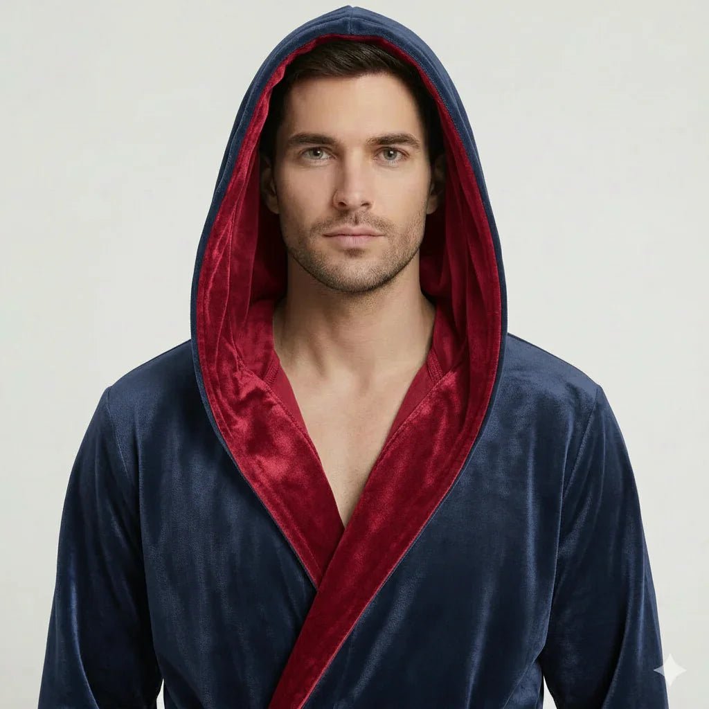 Men’s Robe with Hood – Ultra-Soft Plush Comfort for Everyday Use - Che Cose Belle