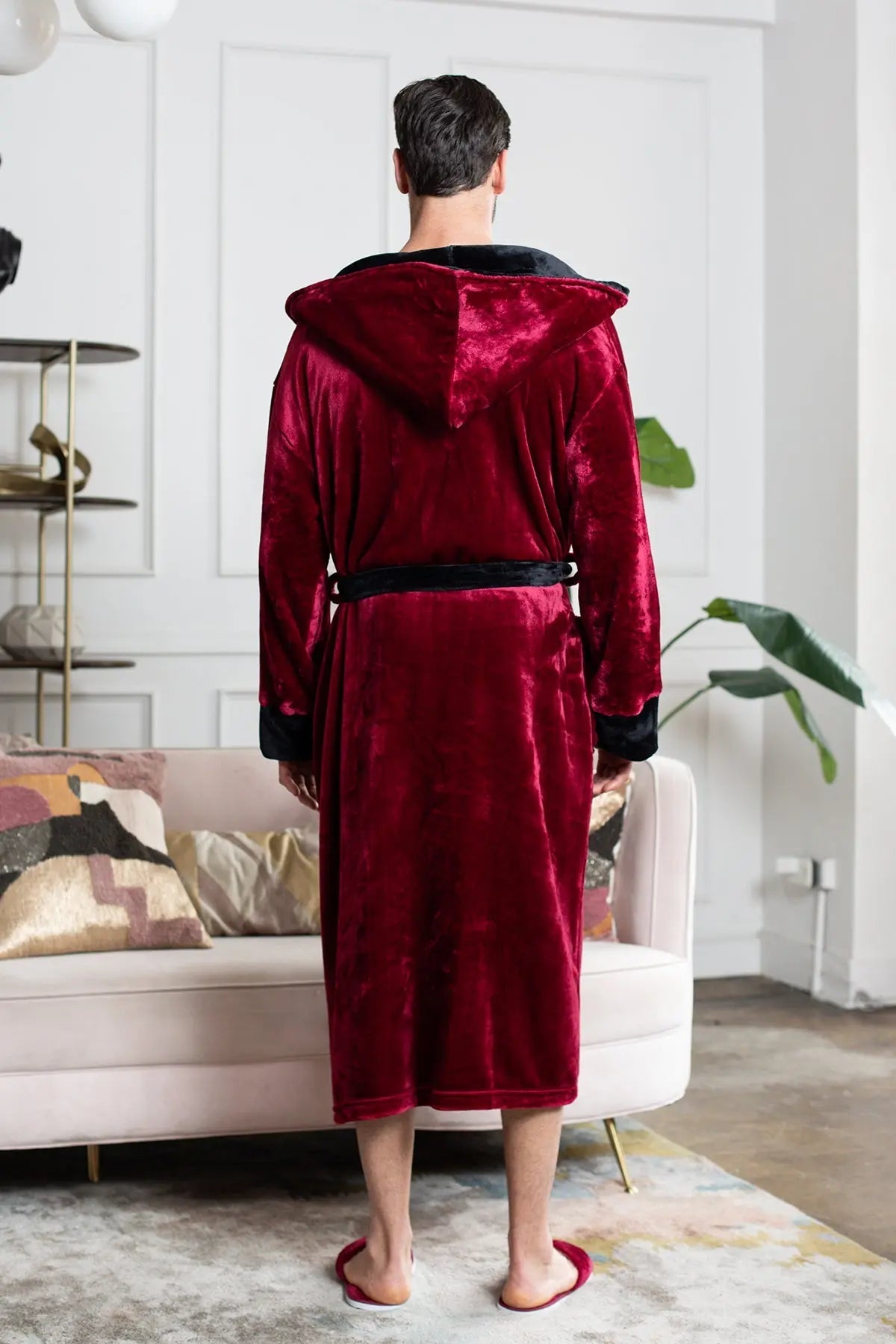 Men’s Robe with Hood – Ultra - Soft Plush Comfort for Everyday Use - Che Cose Belle