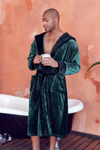 Men’s Robe with Hood – Ultra - Soft Plush Comfort for Everyday Use - Che Cose Belle