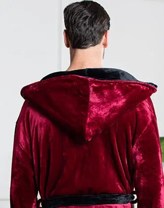 Men’s Robe with Hood – Ultra - Soft Plush Comfort for Everyday Use - Che Cose Belle