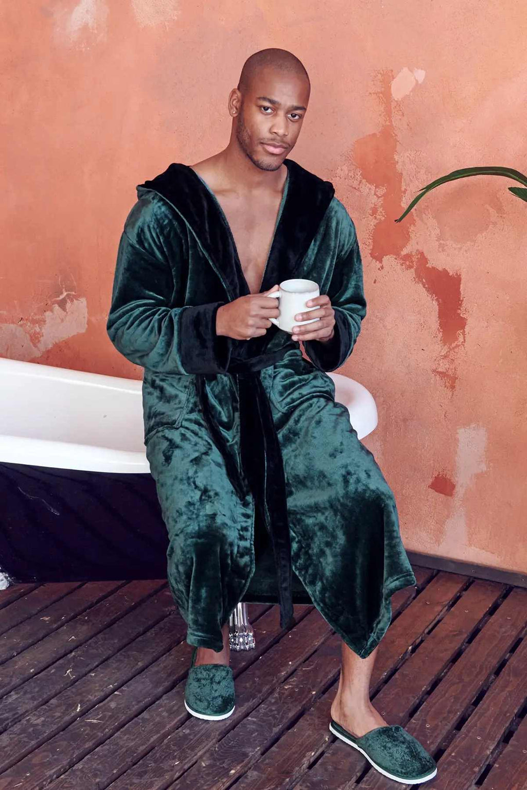 Men’s Robe with Hood – Ultra - Soft Plush Comfort for Everyday Use - Che Cose Belle