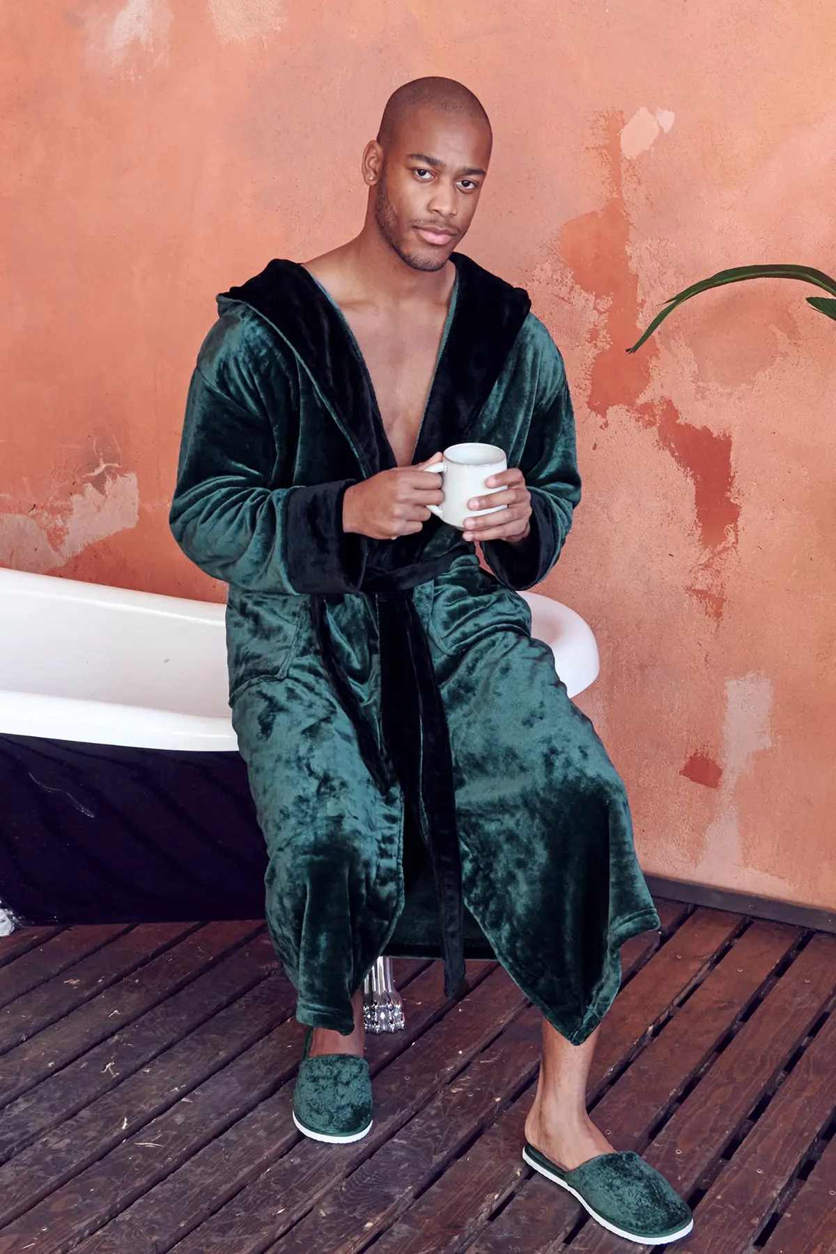 Men’s Robe with Hood – Ultra - Soft Plush Comfort for Everyday Use - Che Cose Belle