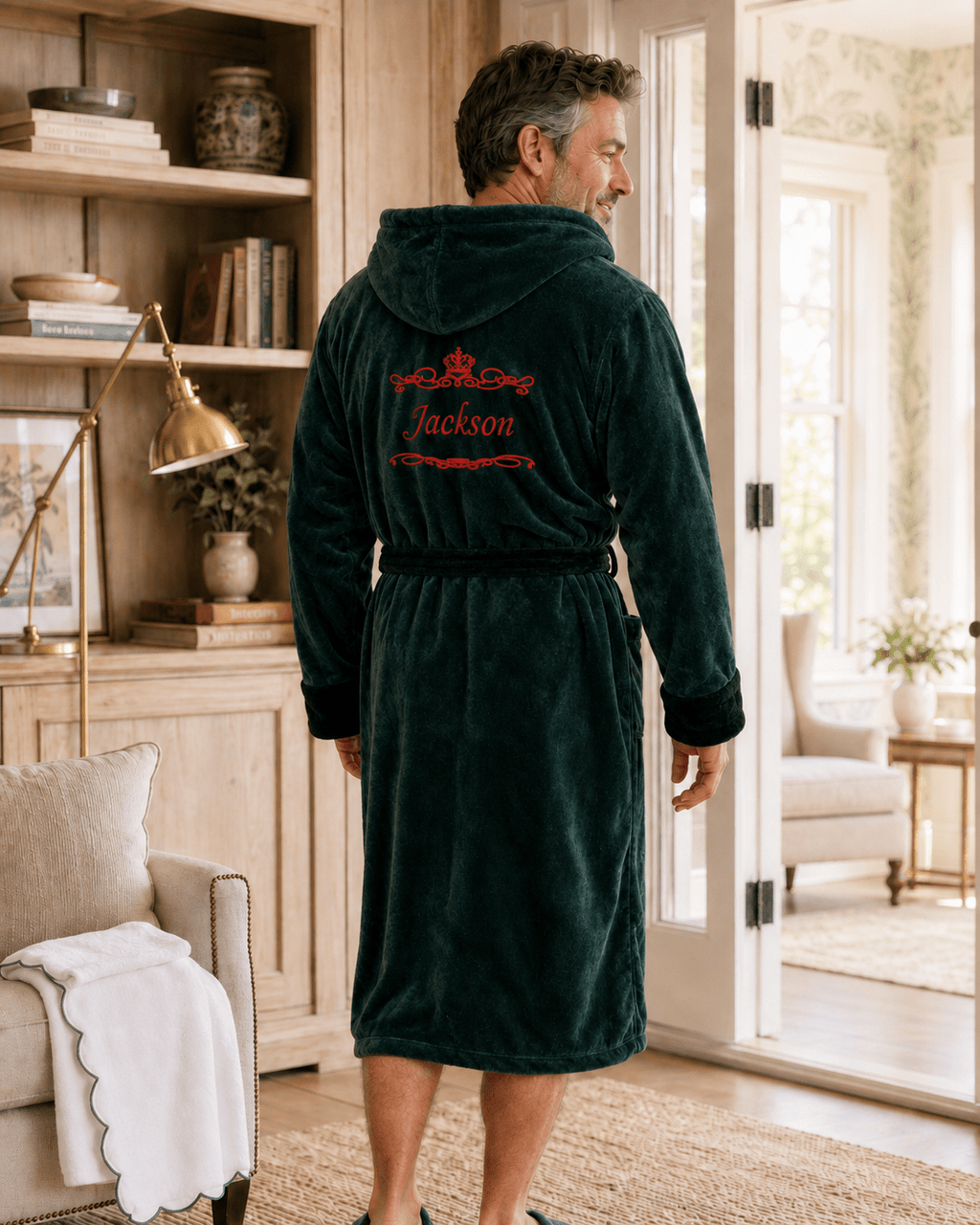 Men’s Robe with Hood – Ultra-Soft Plush Comfort for Everyday Use - Che Cose Belle