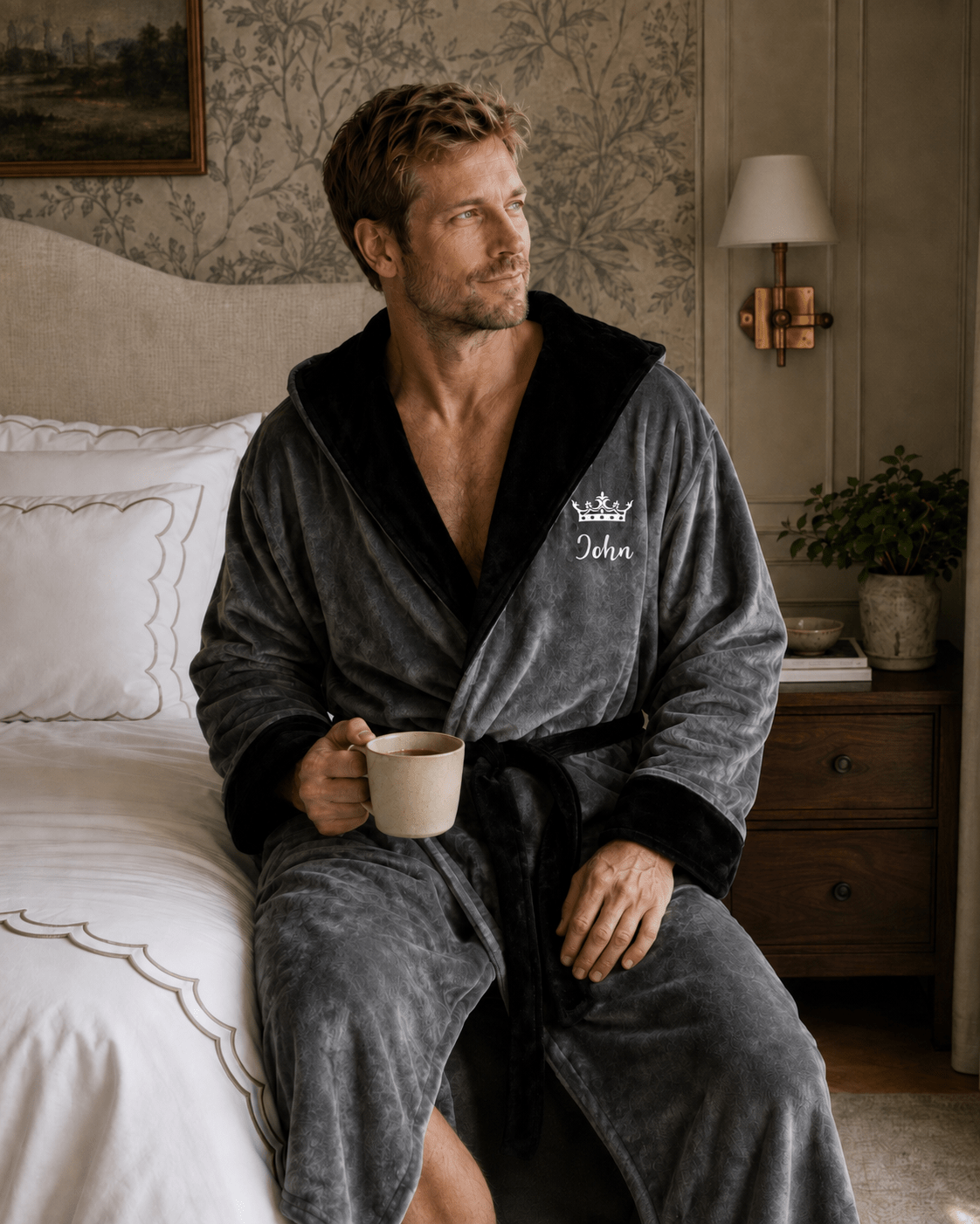 Men’s Robe with Hood – Ultra-Soft Plush Comfort for Everyday Use - Che Cose Belle