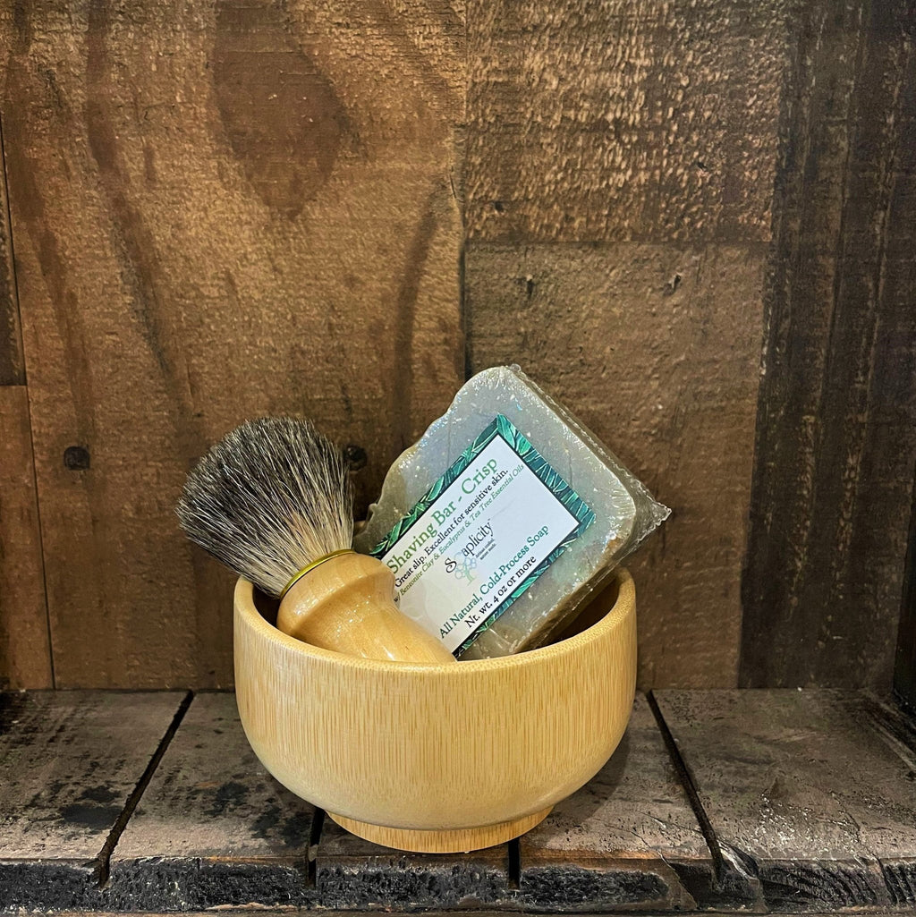 Men's Shaving Sets in Bamboo - Che Cose Belle