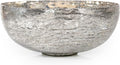 Mercury Glass Silver Finish Decorative Bowl