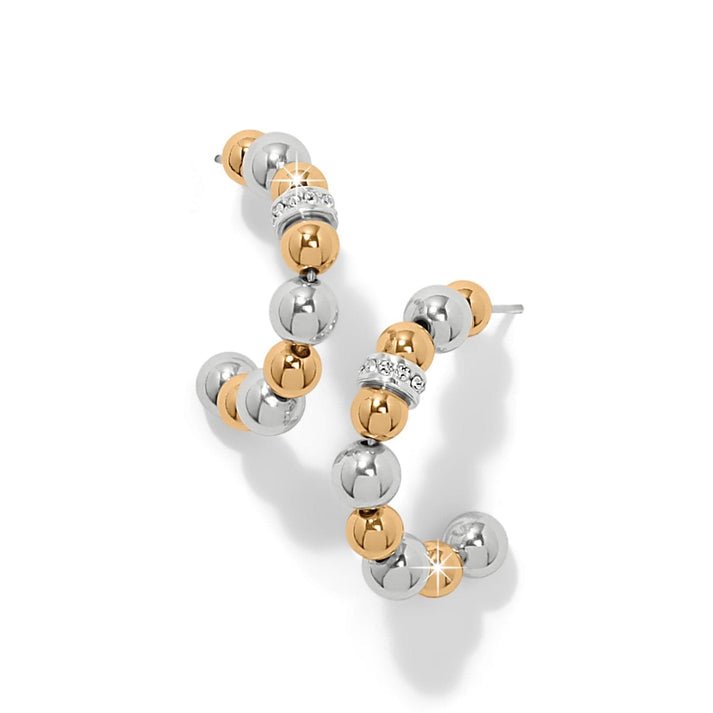 Meridian Petite Station Hoop Earrings - Che Cose Belle