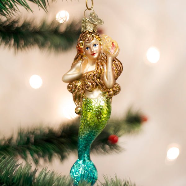 Mermaid Glass Ornament - Che Cose Belle
