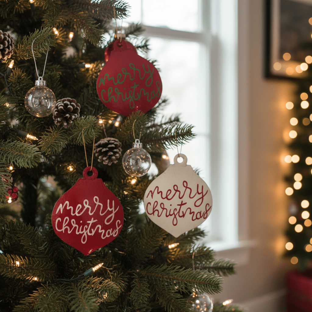 Merry Christmas Ornaments (Set of 3) - Che Cose Belle