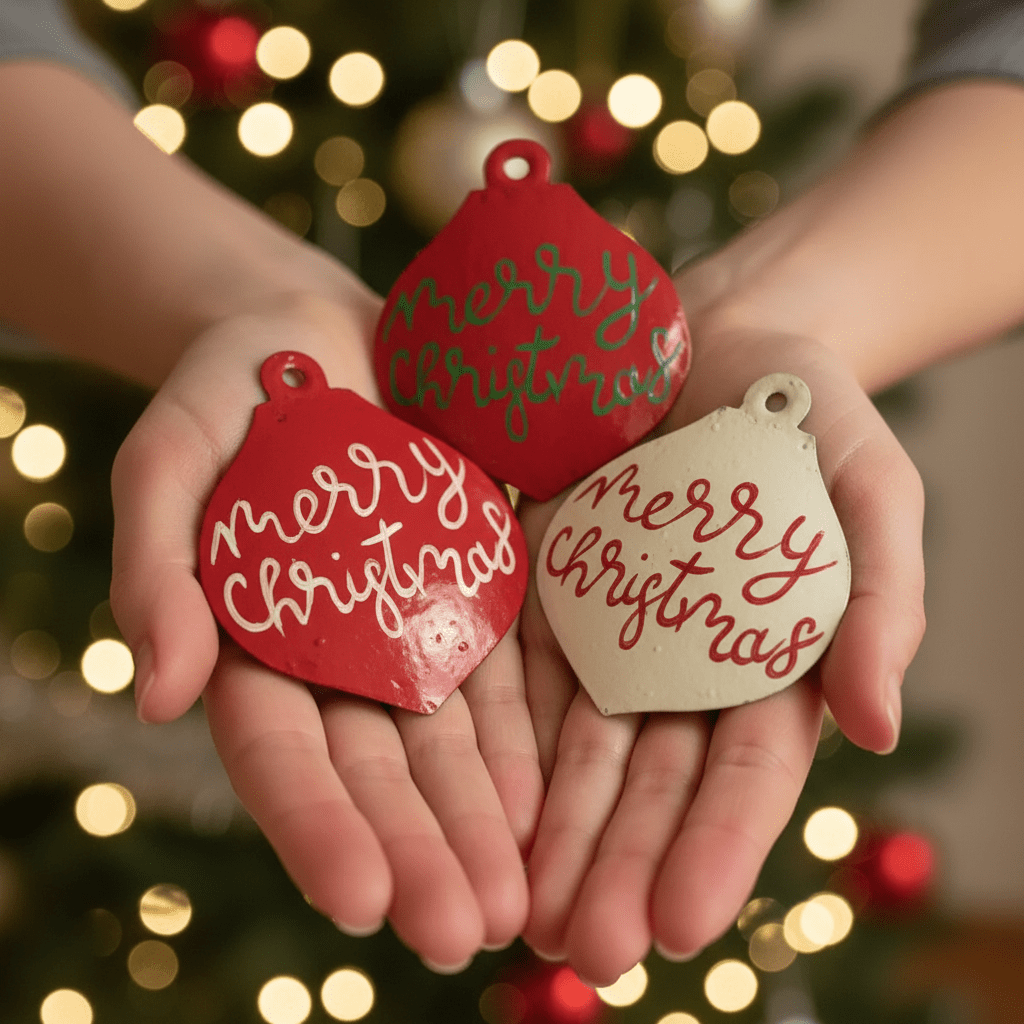 Merry Christmas Ornaments (Set of 3) - Che Cose Belle