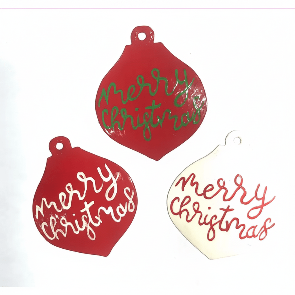 Merry Christmas Ornaments (Set of 3) - Che Cose Belle