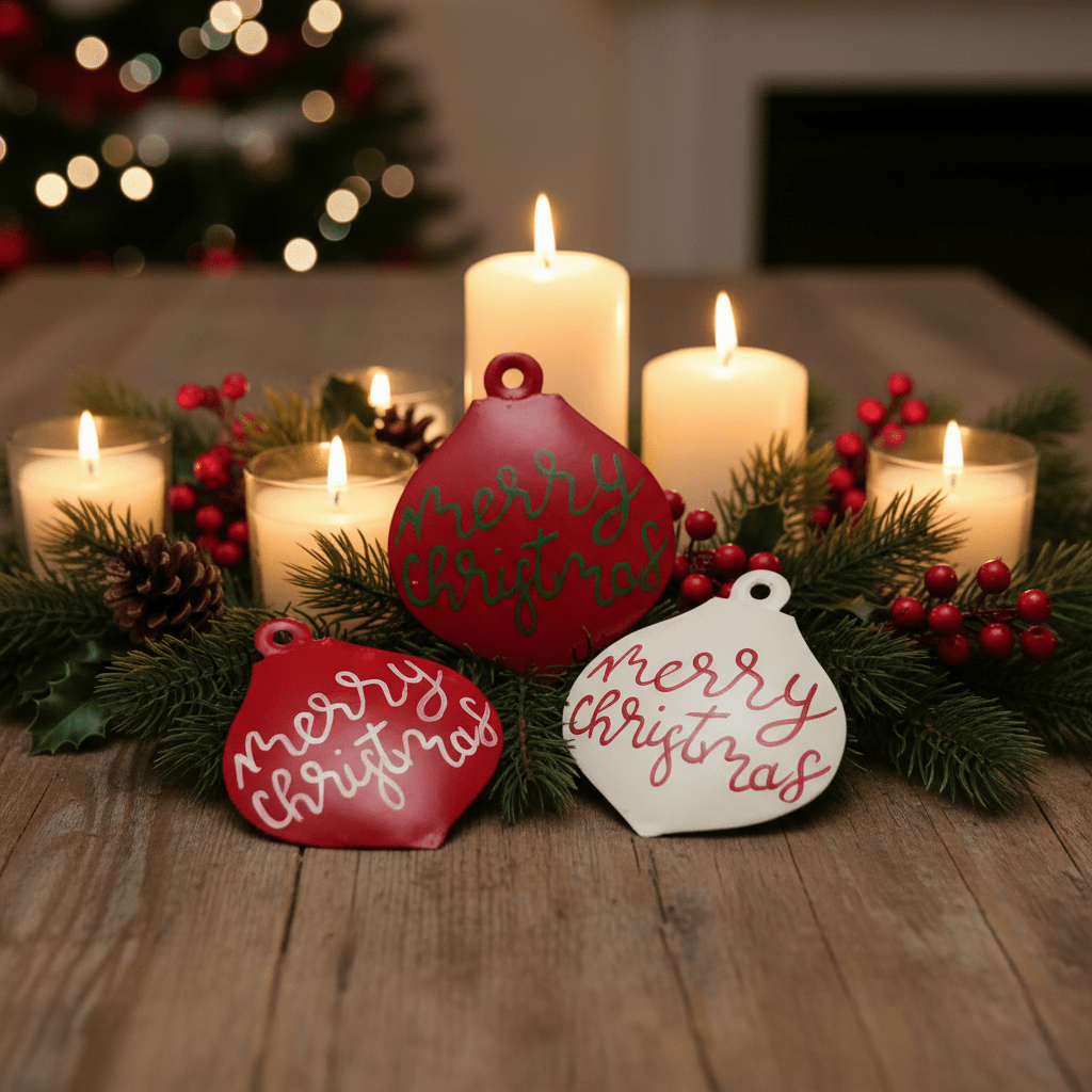 Merry Christmas Ornaments (Set of 3) - Che Cose Belle