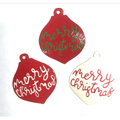Merry Christmas Ornaments (Set of 3) - Che Cose Belle