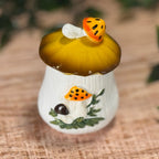 Merry Mushroom-Inspired 70s Hand-Painted Trinket Box - Che Cose Belle