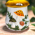 Merry Mushroom-Inspired 70s Hand-Painted Trinket Box - Che Cose Belle
