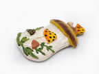 Merry Mushroom - Inspired Hand - Painted 70s Fridge Magnet - Che Cose Belle