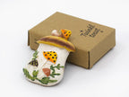 Merry Mushroom - Inspired Hand - Painted 70s Fridge Magnet - Che Cose Belle