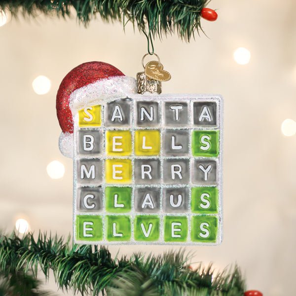 Merry Words Ornament - Che Cose Belle