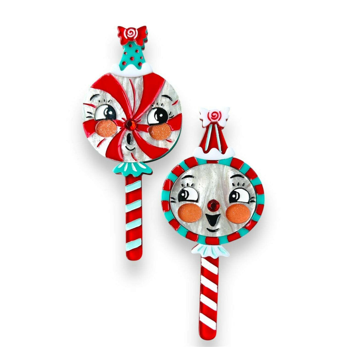 Merrymints Brooch Set by Johanna Parker x Lipstick & Chrome - Che Cose Belle