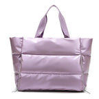 Metallic Puffer Tote - Che Cose Belle