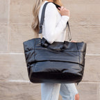 Metallic Puffer Tote - Che Cose Belle