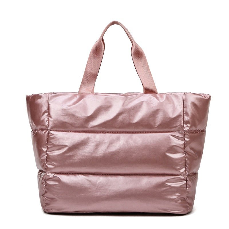 Metallic Puffer Tote - Che Cose Belle