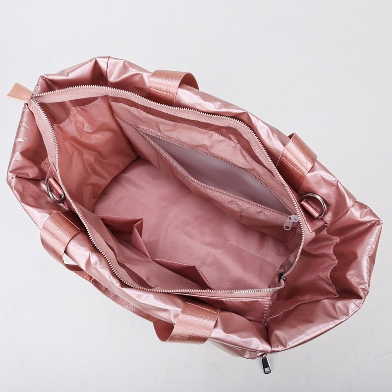 Metallic Puffer Tote - Che Cose Belle